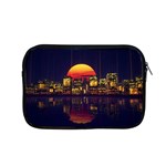 Abstract City Retro Sunset Night Apple MacBook Pro 15  Zipper Case Front