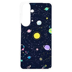 Aesthetic Outer Space Cartoon Art Samsung Galaxy S24 6 2 Inch Tpu Uv Case by Bedest