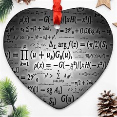 Math Formula Ornament (heart) by Bedest