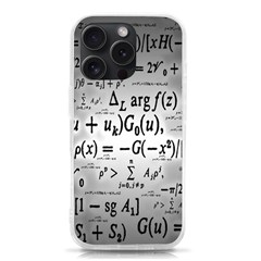 Math Formula Iphone 15 Pro Tpu Uv Print Case by Bedest