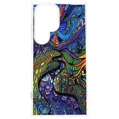 Psychedelic Digital Art Artwork Landscape Colorful Samsung Galaxy S24 Plus 6 7 Inch Tpu Uv Case by Bedest