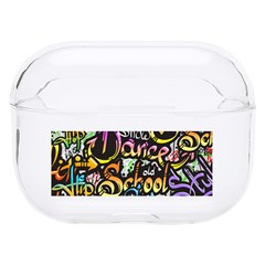 Graffiti Word Seamless Pattern Hard Pc Airpods Pro Case by Bedest