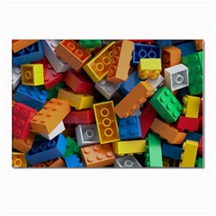 Lego, Toy Block, Colorfulness, Kids Postcards 5  X 7  (pkg Of 10) by kyorashop23