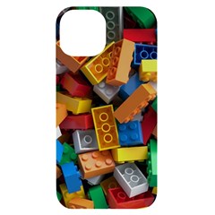 Lego, Toy Block, Colorfulness Iphone 14 Black Uv Print Case by kyorashop23