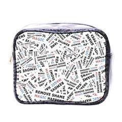 Embrace The Magic Inspirational Phrase Pattern Mini Toiletries Bag (one Side) by dflcprintsclothing