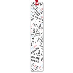 Embrace The Magic Inspirational Phrase Pattern Large Book Marks by dflcprintsclothing