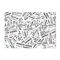 Embrace The Magic Inspirational Phrase Pattern Crystal Sticker (a4) by dflcprintsclothing