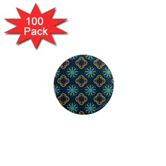 Flowers Pattern Design Abstract 1  Mini Magnets (100 Pack)  by Salmanaz77