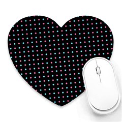 Pattern Dots Wallpaper Seamless Heart Mousepad by Salmanaz77