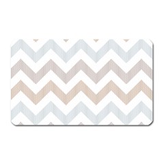 Colored Zigzag Seamless Patterns Magnet (rectangular) by Bedest