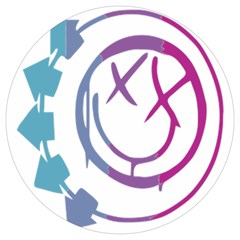 Blink 182 Logo Round Trivet by avitendut