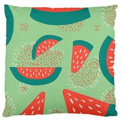 Watermelon Dots Summer Pattern Standard Premium Plush Fleece Cushion Case (two Sides) by Bedest