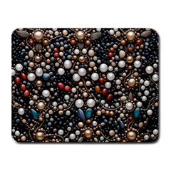 Pearls And Stones Small Mousepad by dedoma