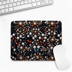 Pearls And Stones Small Mousepad by dedoma