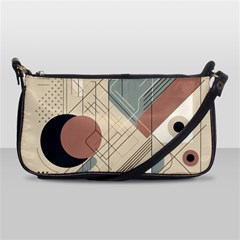 Boho Abstract Architecture Shoulder Clutch Bag by Bedest