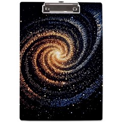 Galaxy Background Star A4 Acrylic Clipboard by Bedest