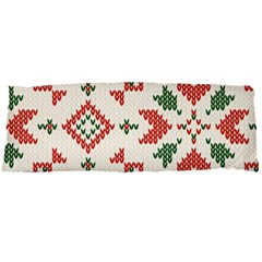 Christmas Texture, New Year, Red-green Christmas Ornament Texture Body Pillow Case Dakimakura (two Sides) by kyorashop23