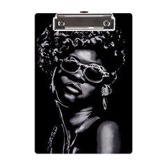 Afro Beauty Woman Portrait (ai+human) A5 Acrylic Clipboard by dflcprintsclothing