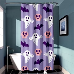 Boo Crew Halloween Season Shower Curtain 36  X 72  (stall)  by Safari