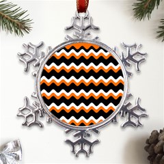 Halloween Wavy 20240926 161241 0000 Metal Large Snowflake Ornament by Safari