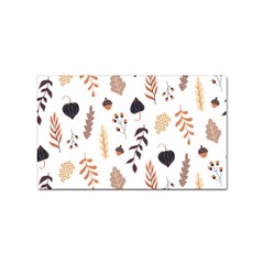 Autumn Seamless Leaves Pattern  Sticker Rectangular (10 Pack) by Safari