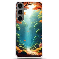 Autumn Trees Nature Samsung Galaxy S24 Ultra 6 9 Inch Tpu Uv Case by Bedest