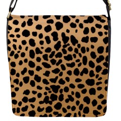 Leopard Skin Pattern Flap Closure Messenger Bag (s) by Bedest