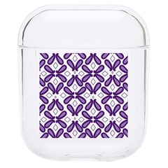 Purple, Textile, Organism, Violet, Art, Font, Magenta, Symmetry, Circle, Pattern Hard Pc Airpods 1/2 Case by catchydesignhill