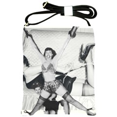 Betty Page Bdsm Shoulder Sling Bag by CherleyTemples