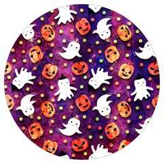 Fun Halloween Ghosts, Adoxali, Fun, Halloween Round Trivet by kyorashop23