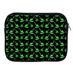 Green Neon Dinos Apple Ipad 2/3/4 Zipper Cases by ConteMonfrey