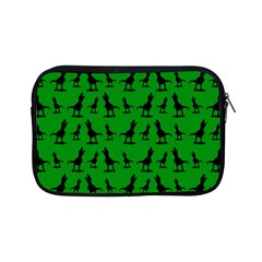 Dinos On A Green Background Apple Ipad Mini Zipper Cases by ConteMonfrey