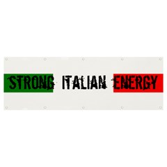 Strong Italian Energy Banner And Sign 12  X 4  by ConteMonfrey