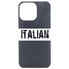 Strong Italian Energy Iphone 15 Pro Max Black Uv Print Pc Hardshell Case by ConteMonfrey