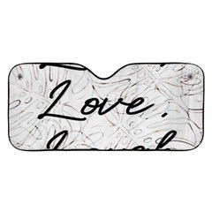 Live Love Laugh Monsteras Car Windshield by ConteMonfrey