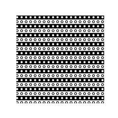 Black And White Circles Pattern Square Satin Scarf (30  X 30 ) by ytdream