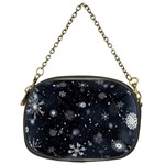 Snowflakes Snow Snowfall Snowing Chain Purse (One Side) Front