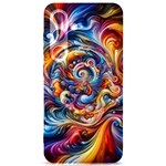 Dynamic Color Vortex Samsung Galaxy S24 6.2 Inch Black TPU UV Case Front