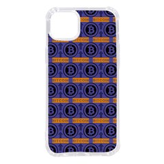 Bitcoin Logo Pattern Iphone 14 Plus Tpu Uv Print Case by ExtraGoodSauce