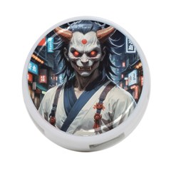 Demon Samurai 4-port Usb Hub (one Side) by AwesomeSauce