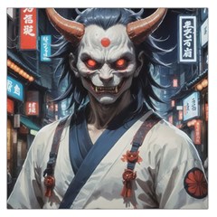 Demon Samurai Square Satin Scarf (36  X 36 ) by AwesomeSauce