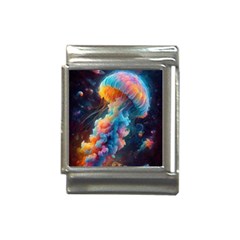 Cosmic Jellyfish Artwork Italian Charm (13mm) by ExtraAwesomeSauce