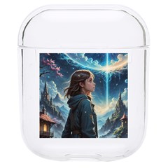 Enchanting Fantasy Night Sky Scene Hard Pc Airpods 1/2 Case by ExtraAwesomeSauce