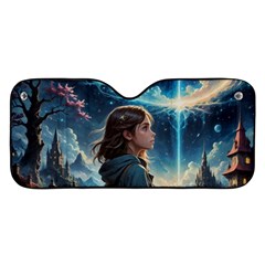 Enchanting Fantasy Night Sky Scene Car Windshield Sunshade by ExtraAwesomeSauce