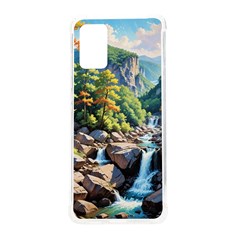 Serene Mountain Waterfall Landscape Samsung Galaxy S20 Plus 6 7 Inch Tpu Uv Case by ExtraGoodSauce