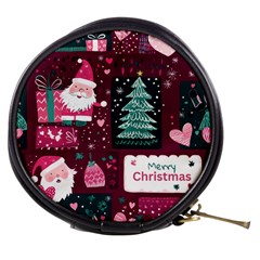 Christmas Santa Claus Mini Makeup Bag by Posterlux