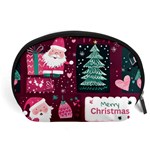 Christmas Santa Claus Accessory Pouch (Large) Front