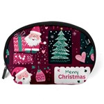 Christmas Santa Claus Accessory Pouch (Large) Back