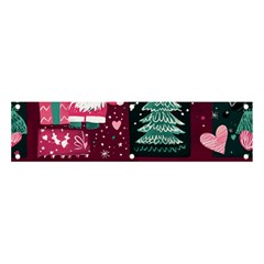 Christmas Santa Claus Banner And Sign 4  X 1  by Posterlux