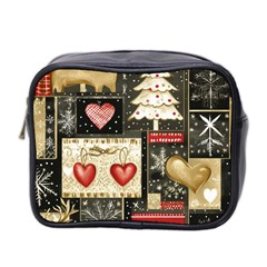 Christmas Reindeer Mini Toiletries Bag (two Sides) by Posterlux